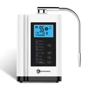 Generador de agua alcalina | Ionizador y purificador de agua | Filtro de carbón activo | Phipower