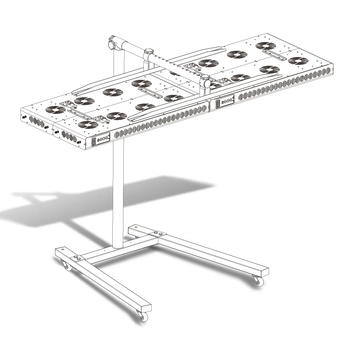 Supporto regolabile per lampada per terapia a luce rossa da 1500W | Rosso intenso/NIR | Phipower - immagine 19