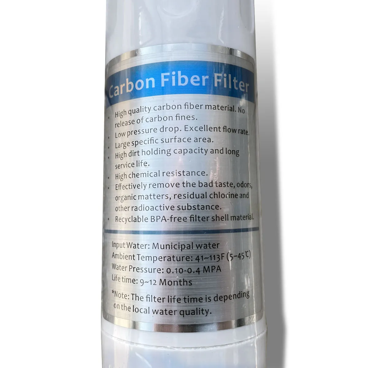 Filtro para generador de agua alcalina | Filtro de carbón activo | Phipower - Imagen 3