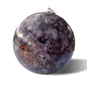 Alternative view of Bola de Orgonite com Ametista | Phipower
