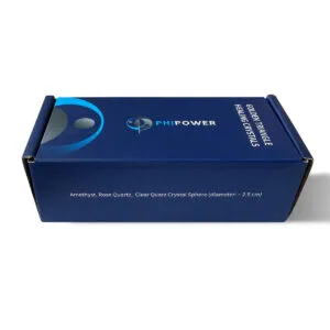 Alternative view of Golden Triangle | Amethist | Bergkristal | Rozenkwarts | Voor vitaliseren en structureren van water | Phipower