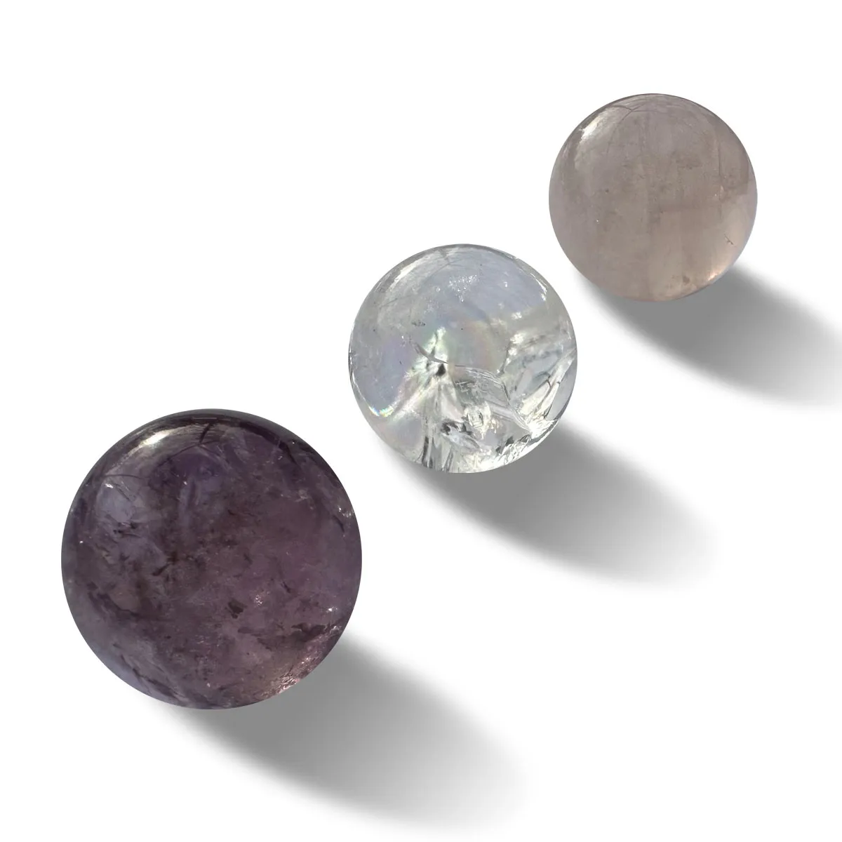 Golden Triangle | Amethyst | Rock Crystal | Rose Quartz | For vitalizing and structuring water | Phipower - Image 3