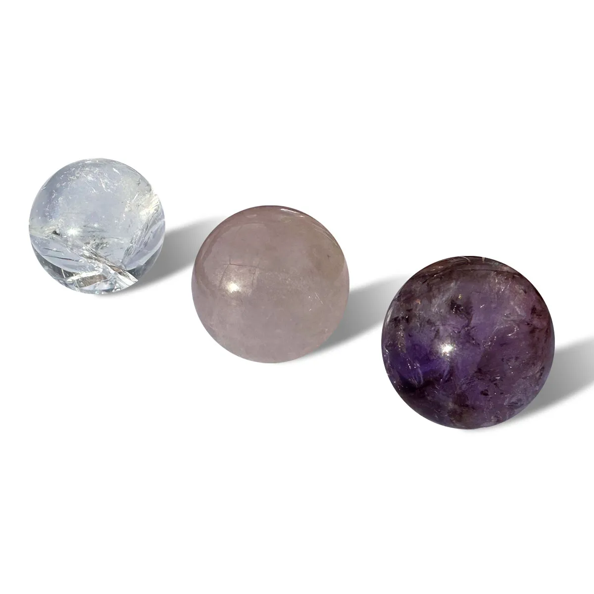 Golden Triangle | Amethyst | Rock Crystal | Rose Quartz | For vitalizing and structuring water | Phipower - Image 5