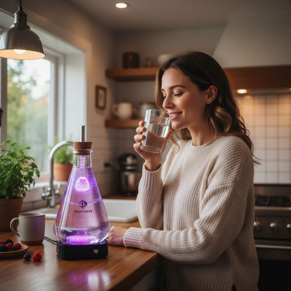 Vitalizzatore d’acqua PhiPower 2,0 L – Vortex, cristalli e Fiore della Vita