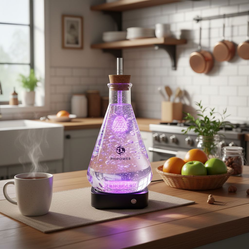 Vitalizzatore d’acqua PhiPower 2,0 L – Vortex, cristalli e Fiore della Vita - immagine 2