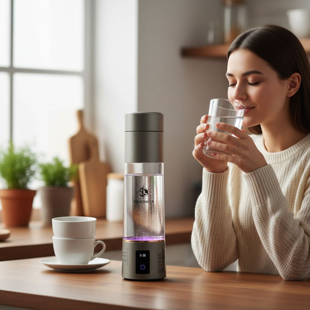 Fabricante de água de hidrogénio com módulo inalador | Reduz o stress oxidativo | Phipower